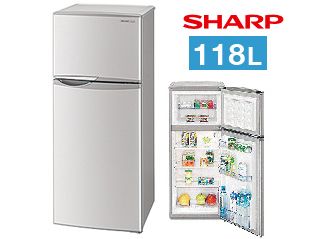 シャープ冷蔵庫SJ-H12W-Sは電気代が安い！一人暮らしの強い味方